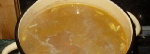 гороховый суп с грибами. Шаг 4