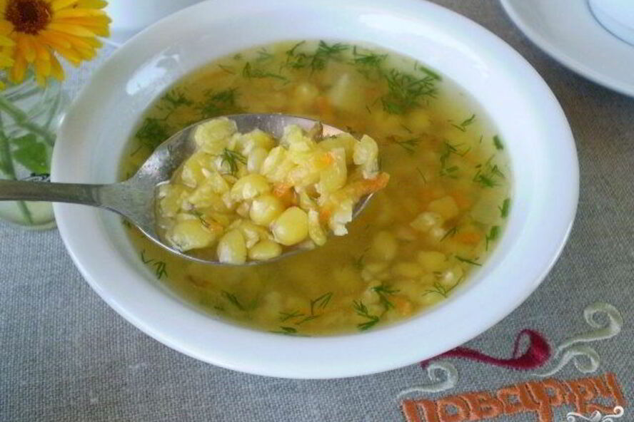Рецепт горохового супа с картофелем