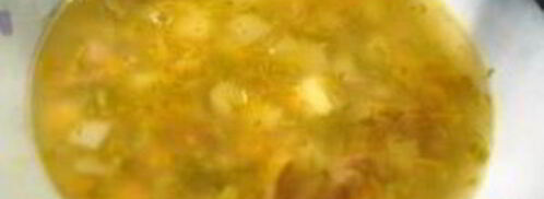 гороховый суп с копченой курицей. Шаг 9