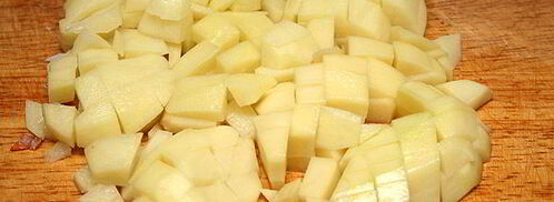 гороховый суп с копченостями и гренками. Шаг 4