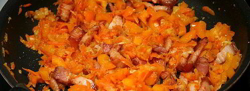 гороховый суп с копченостями и гренками. Шаг 8