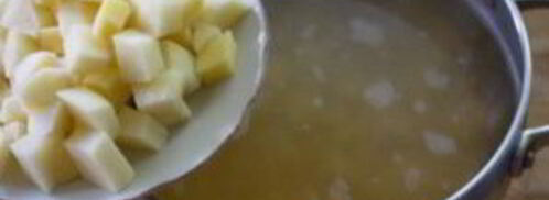 гороховый суп с копченым салом. Шаг 9