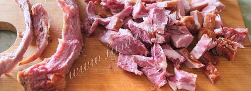 гороховый суп с копчеными ребрами и овощами. Шаг 4