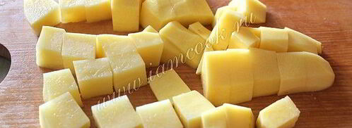 гороховый суп с копчеными ребрами и овощами. Шаг 5