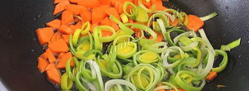 гороховый суп с копчеными ребрами и овощами. Шаг 6