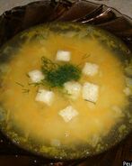 Гороховый суп с копчеными ребрышками