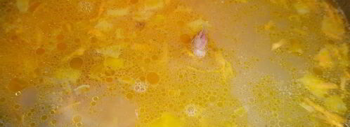 гороховый суп с копчеными ребрышками. Шаг 5