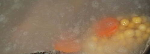 гороховый суп с копчеными свиными хрящиками. Шаг 2