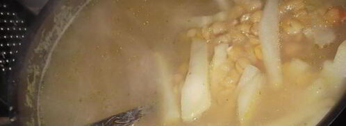 гороховый суп с копчеными свиными хрящиками. Шаг 4