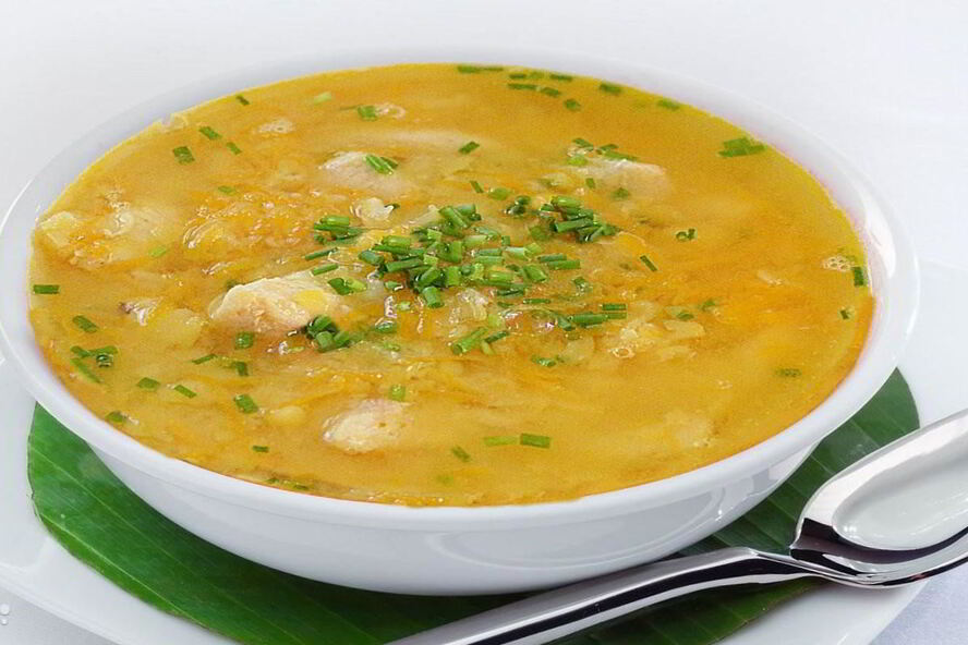 Рецепт горохового супа с куриным филе