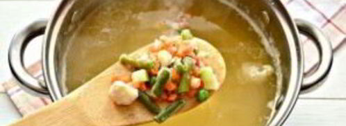 гороховый суп с курицей. Шаг 7