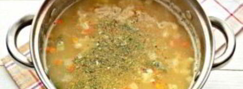 гороховый суп с курицей. Шаг 8