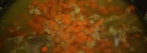 гороховый суп с мясом в мультиварке. Шаг 3