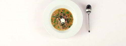 гороховый суп с мятой и свиной рулькой. Шаг 4