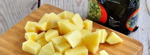 гороховый суп с охотничьими колбасками. Шаг 4