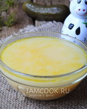 Гороховый суп с плавленым сыром