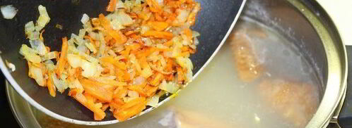 гороховый суп с рулетиками. Шаг 2