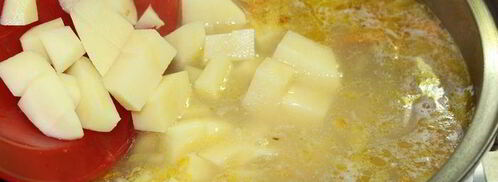 гороховый суп с рулетиками. Шаг 3