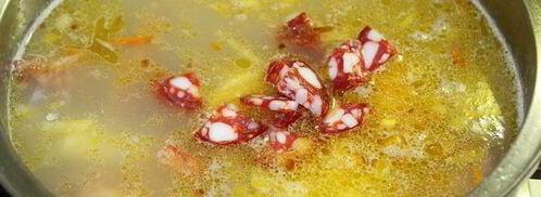 гороховый суп с рулетиками. Шаг 5