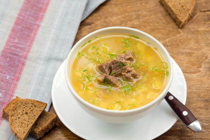 Рецепт горохового супа с тмином и сельдереем