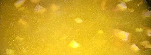 гороховый суп с варено-копченой рулькой. Шаг 8