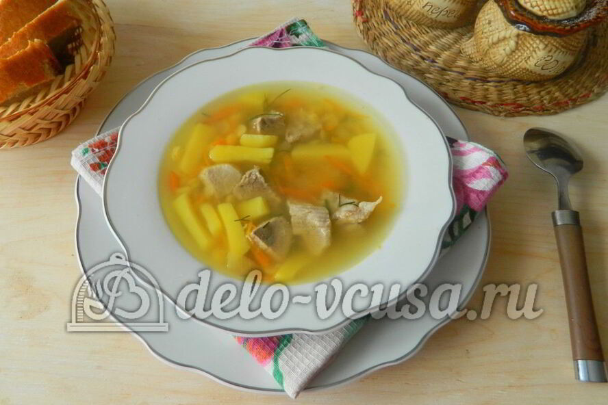 Рецепт горохового супа со свининой