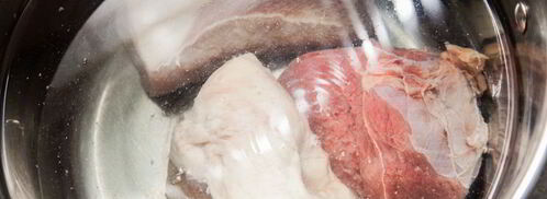 гороховый суп в буханке. Шаг 2