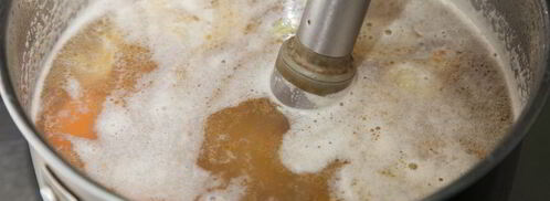 гороховый суп в буханке. Шаг 9