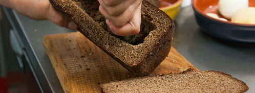 гороховый суп в буханке. Шаг 10