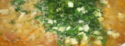 густой гороховый суп с куриной грудкой и чорризо. Шаг 6