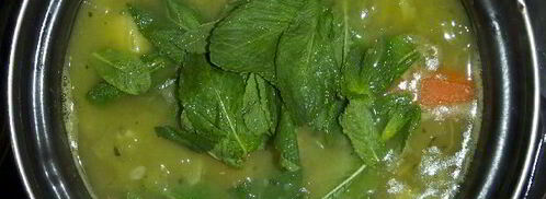 мятно-гороховый крем-суп. Шаг 4