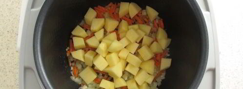 постный гороховый суп в мультиварке. Шаг 5