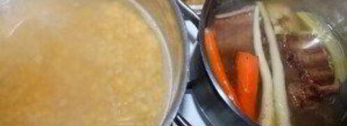 суп гороховый с копченостями. Шаг 5