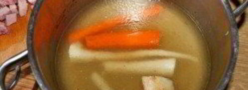 суп гороховый с копченостями. Шаг 9