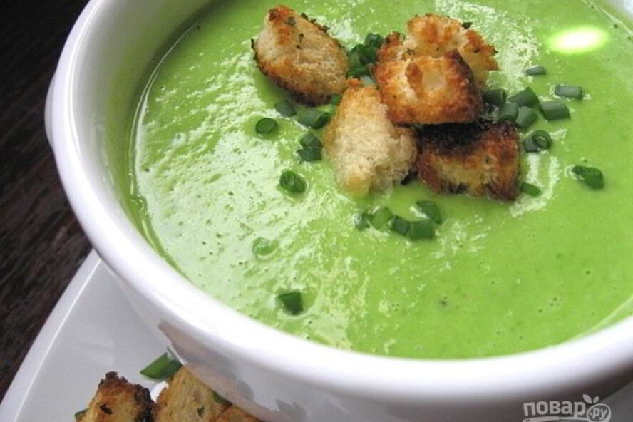 Рецепт супа со свежим горохом