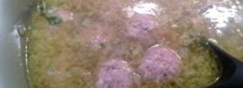 греческий суп с фрикадельками. Шаг 3