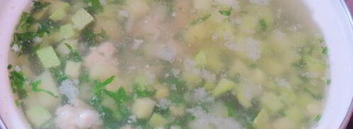 кабачково-картофельный суп с индейкой. Шаг 3