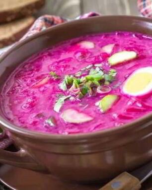 Холодник со свеклой