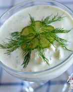 Холодный огуречный суп