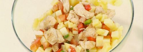 холодный суп с курицей. Шаг 3