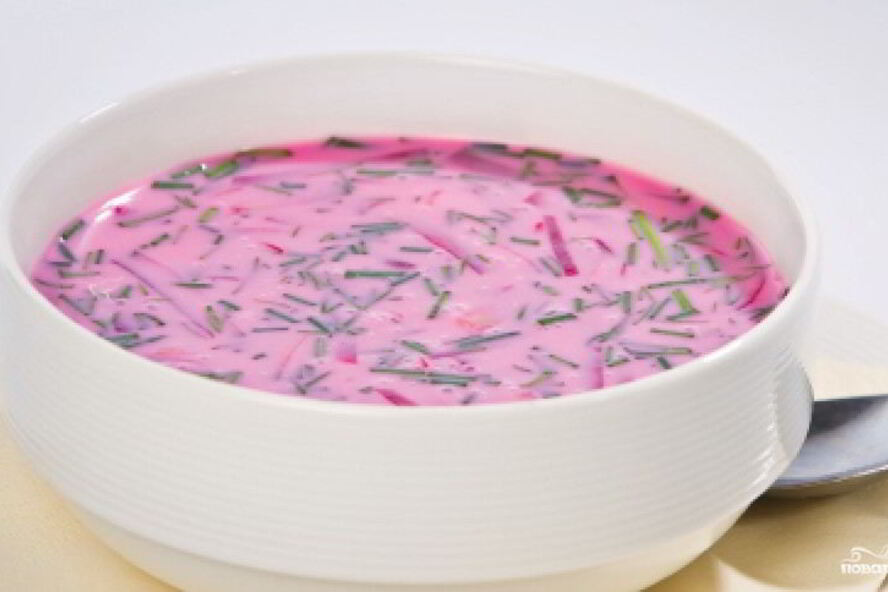 Рецепт холодного свекольного супа