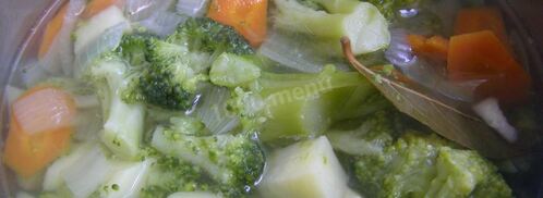 крем суп из брокколи со сливками. Шаг 6