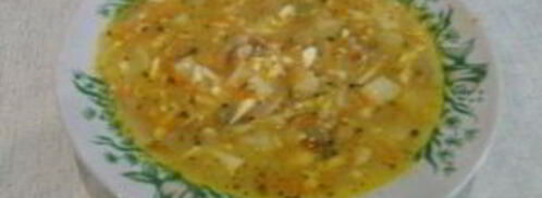 куриный суп с зеленым горошком. Шаг 6