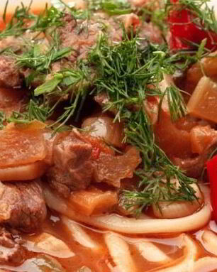 Лагман из свинины