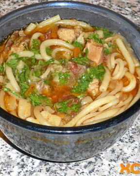 Лагман с курицей