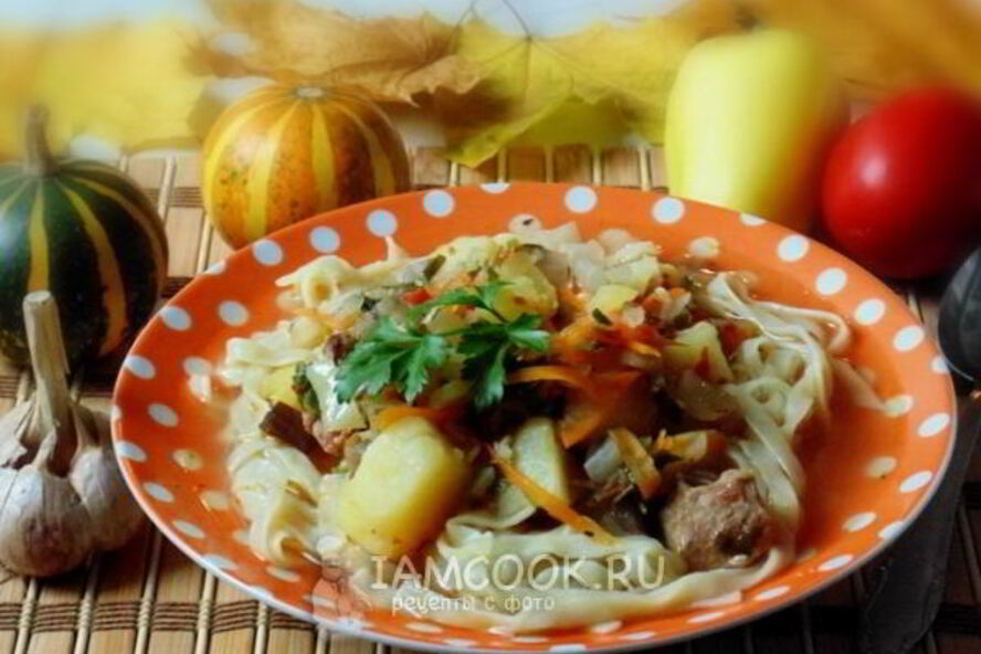 Рецепт супа лагман