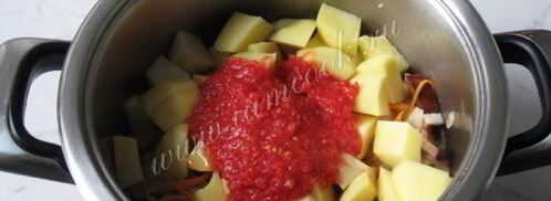 суп лагман. Шаг 11