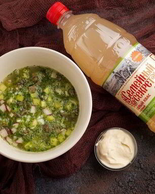 Мясная окрошка