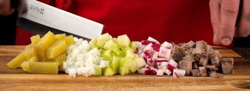 мясная окрошка. Шаг 2