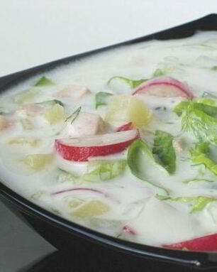 Окрошка без картошки